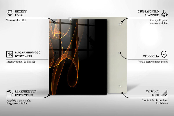 Deska kuchenna szklana Zielone warzywa