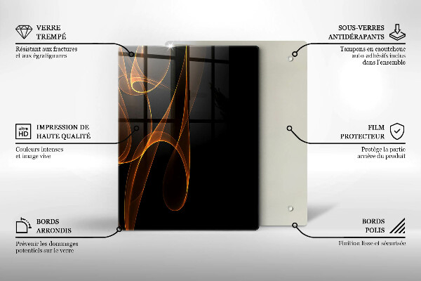 Deska kuchenna szklana Zielone warzywa