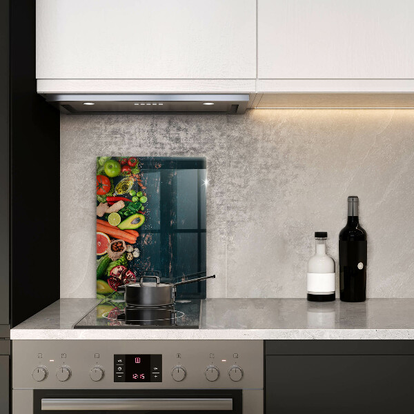 Deska kuchenna szklana Owoce i warzywa