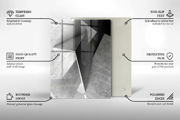Deska kuchenna szklana Drewno tekstura