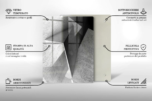 Deska kuchenna szklana Drewno tekstura