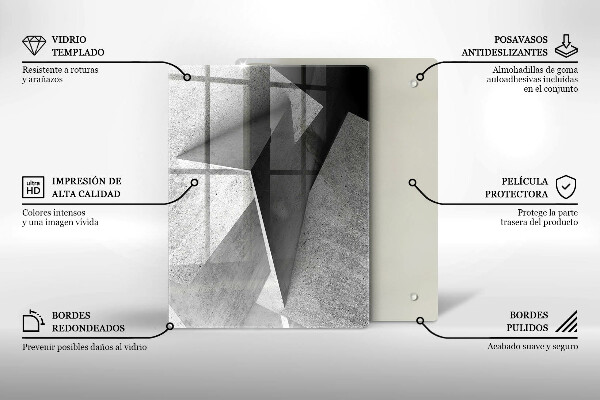 Deska kuchenna szklana Drewno tekstura