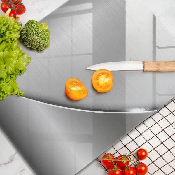 Deska kuchenna szklana Metalowe kształty