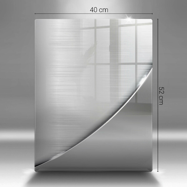 Deska kuchenna szklana Metalowe kształty