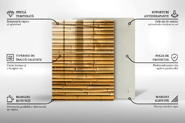 Deska kuchenna szklana Metalowe kształty