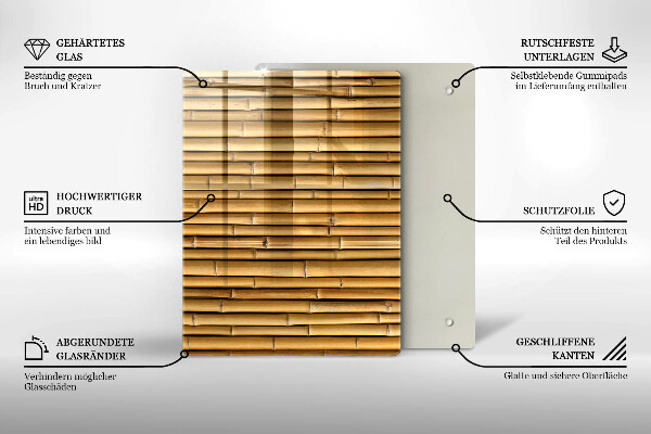 Deska kuchenna szklana Metalowe kształty