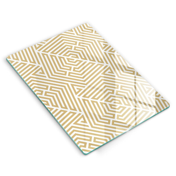 Deska kuchenna szklana Geometryczne linie