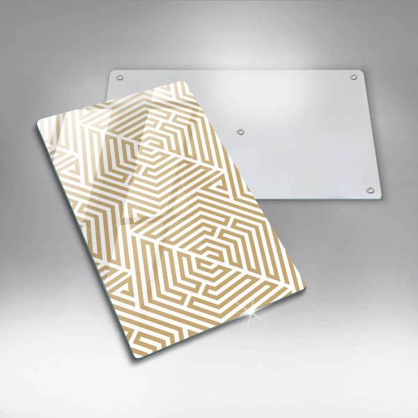 Deska kuchenna szklana Geometryczne linie