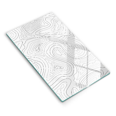 Deska kuchenna szklana Abstrakcja kształty