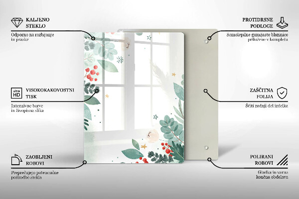 Deska kuchenna szklana Abstrakcja kształty