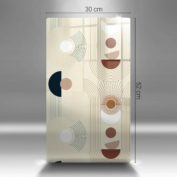 Deska kuchenna szklana Geometria boho kształty