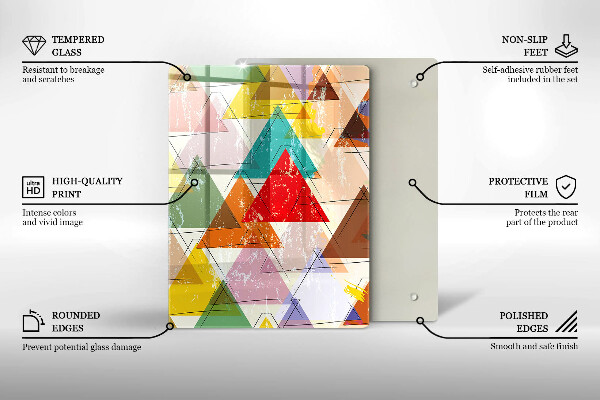 Deska kuchenna szklana Kolorowe niebo