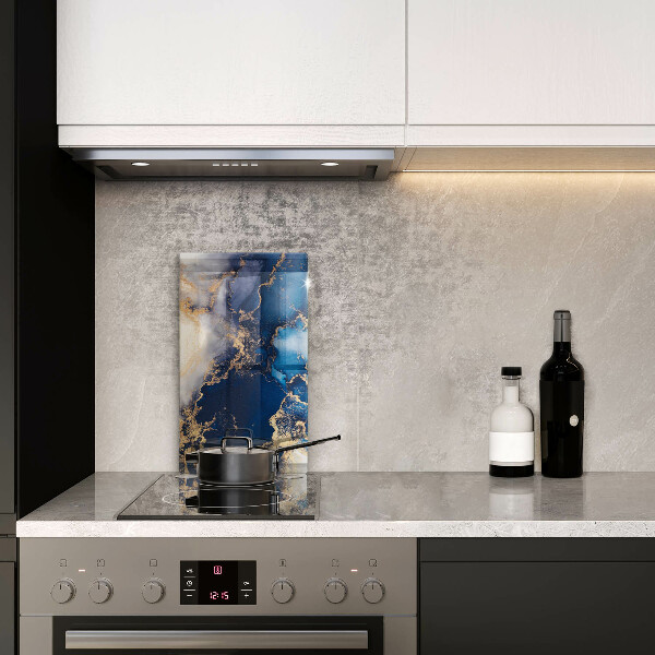 Deska kuchenna szklana Eleganckie tło i złoto