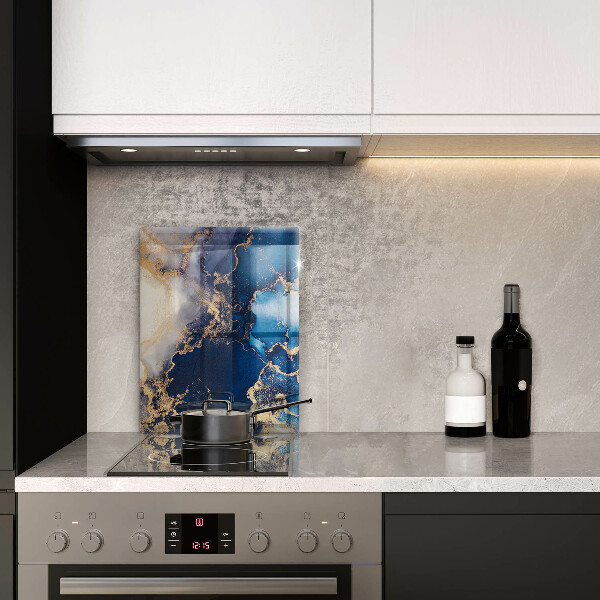 Deska kuchenna szklana Eleganckie tło i złoto