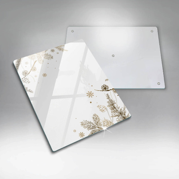 Deska kuchenna szklana Zimowe dekoracje
