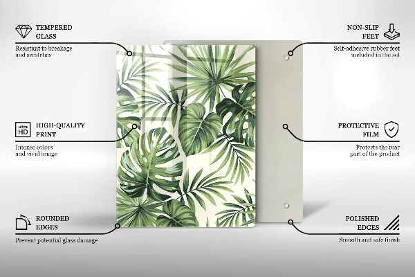 Deska kuchenna szklana Zimowe dekoracje