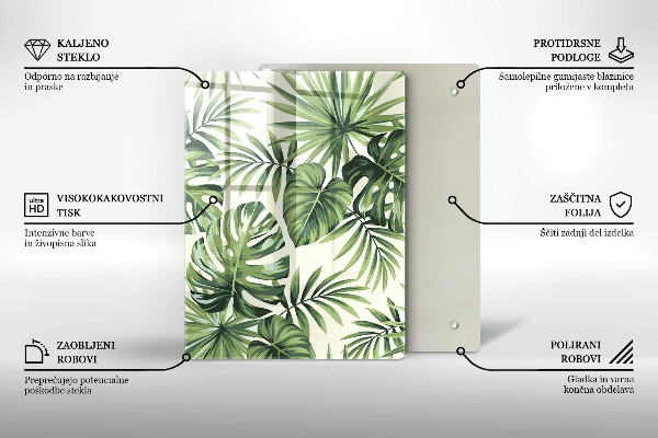 Deska kuchenna szklana Zimowe dekoracje