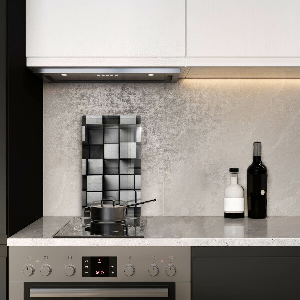 Deska kuchenna szklana Tło geometria 3D