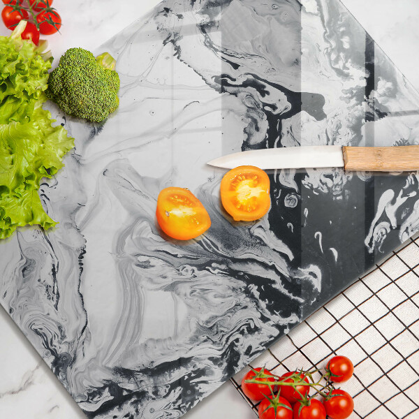 Deska kuchenna szklana Abstrakcja tusz