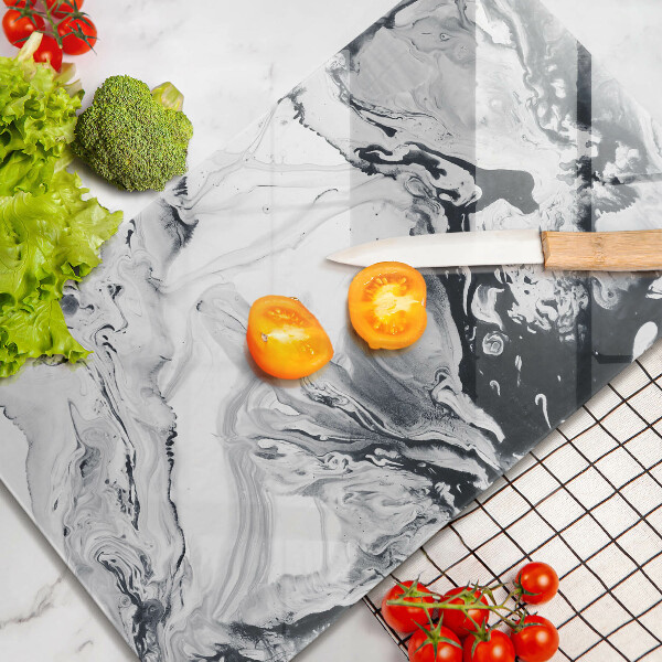 Deska kuchenna szklana Abstrakcja tusz