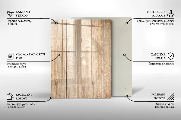 Deska kuchenna szklana Kamień ozdobny gres