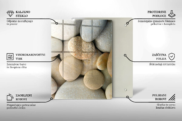 Deska kuchenna szklana Abstrakcja złote linie