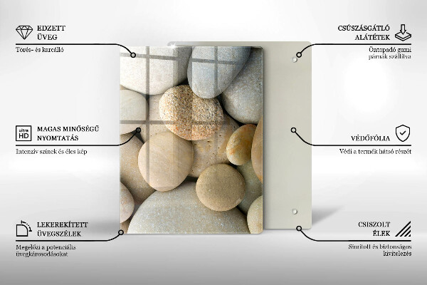Deska kuchenna szklana Abstrakcja złote linie