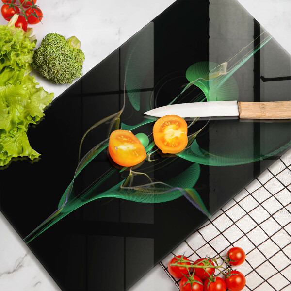 Deska kuchenna szklana Nowoczesna abstrakcja