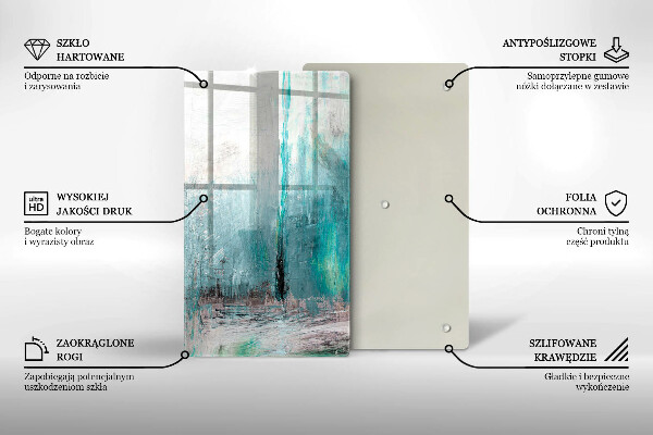 Deska kuchenna szklana Tło abstrakcja farby