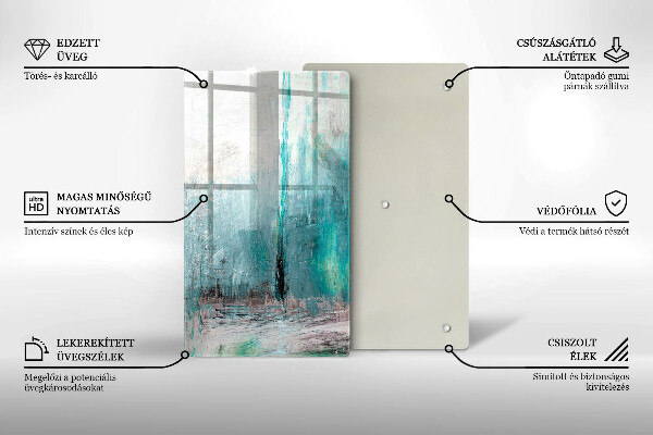 Deska kuchenna szklana Tło abstrakcja farby