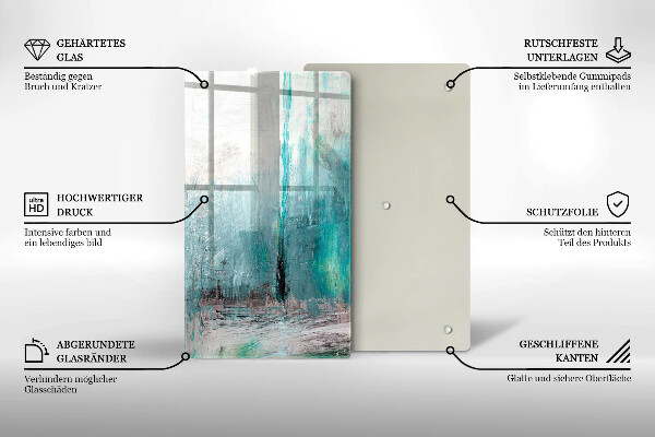 Deska kuchenna szklana Tło abstrakcja farby