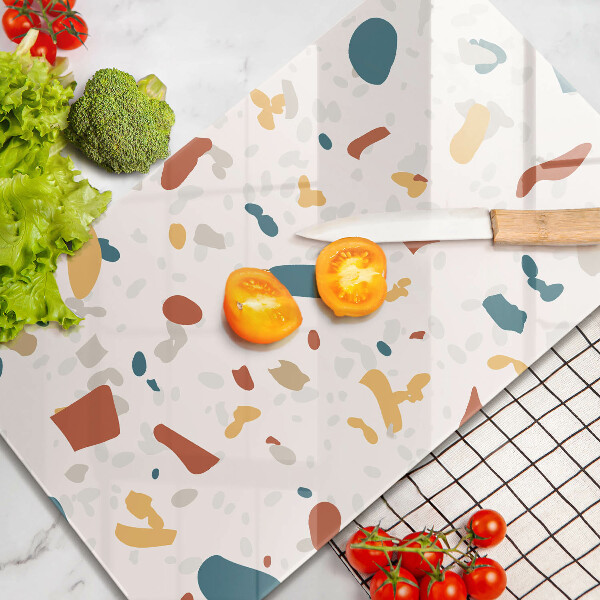 Deska kuchenna szklana Gres dekoracyjny kamień