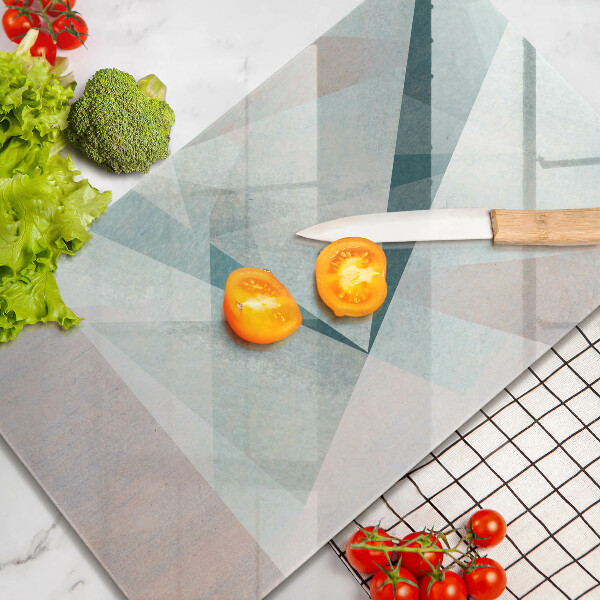 Deska kuchenna szklana Ostra abstrakcja