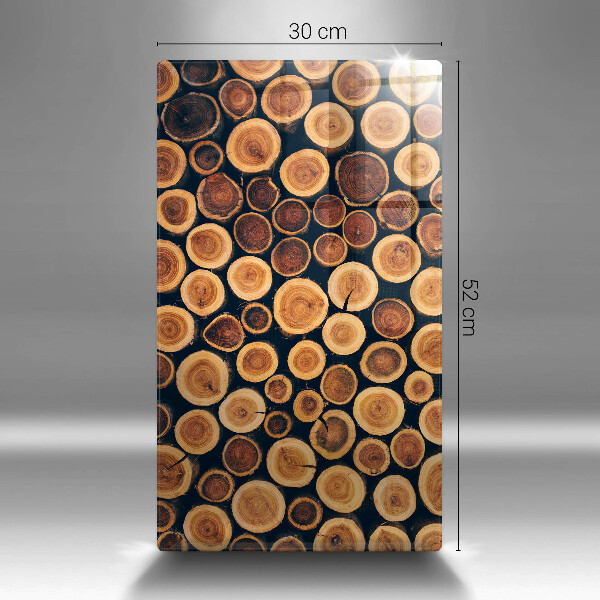 Deska kuchenna szklana Drewniane pieńki drzew