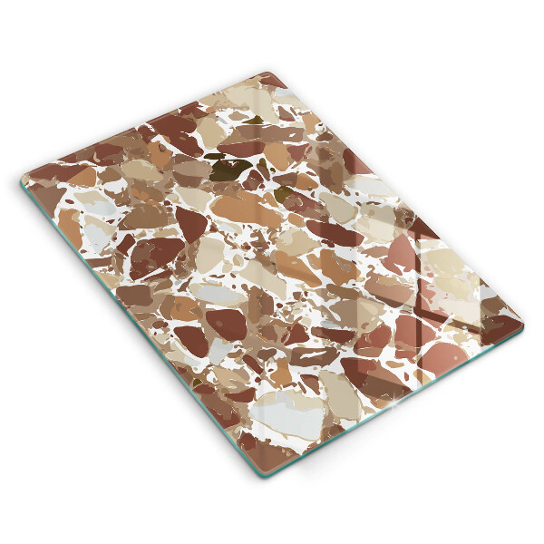 Deska kuchenna szklana Kamień ozdobne plamy