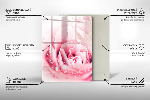 Deska kuchenna szklana Kamień ozdobne plamy