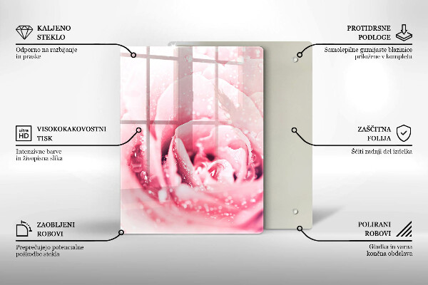 Deska kuchenna szklana Kamień ozdobne plamy