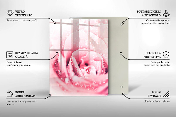 Deska kuchenna szklana Kamień ozdobne plamy