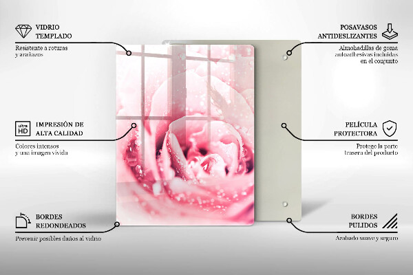 Deska kuchenna szklana Kamień ozdobne plamy