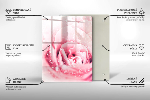 Deska kuchenna szklana Kamień ozdobne plamy