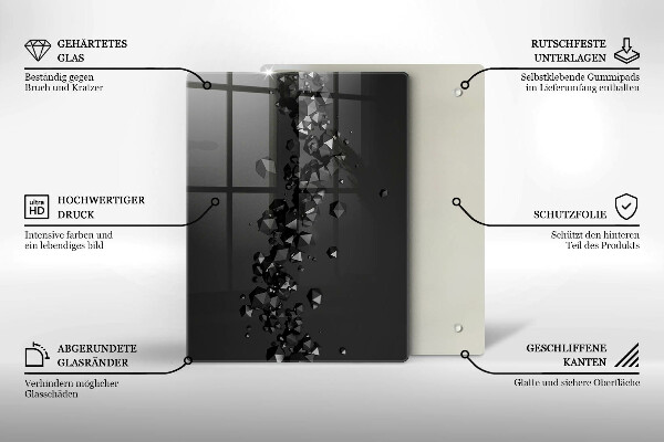 Deska kuchenna szklana Wzór figury geometryczne