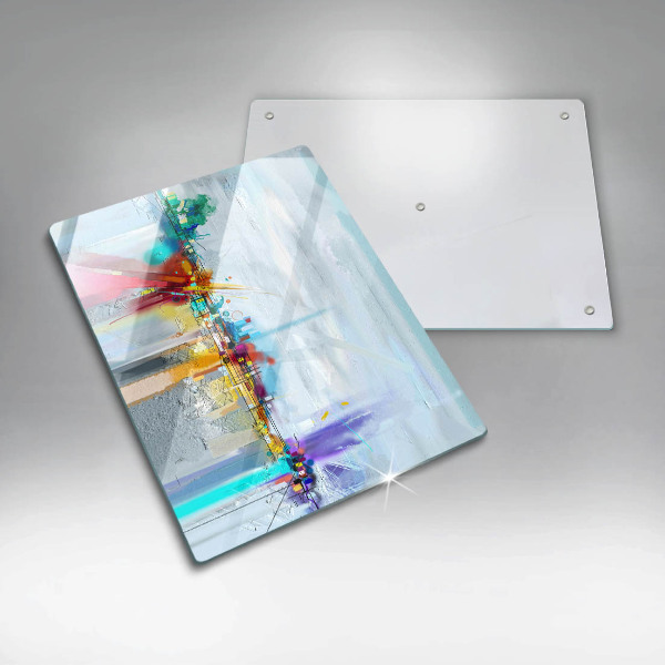 Deska kuchenna szklana Malowana abstrakcja