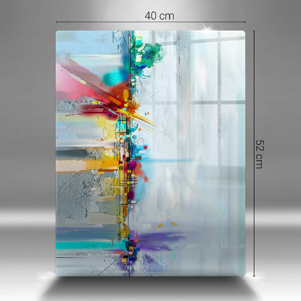 Deska kuchenna szklana Malowana abstrakcja