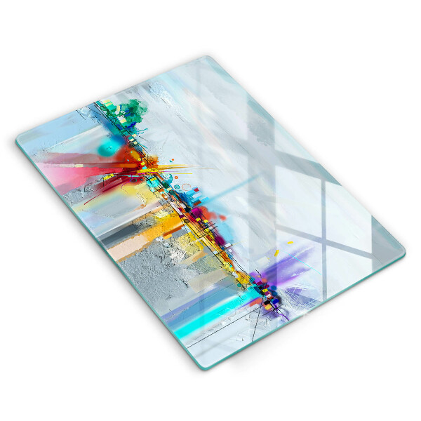 Deska kuchenna szklana Malowana abstrakcja