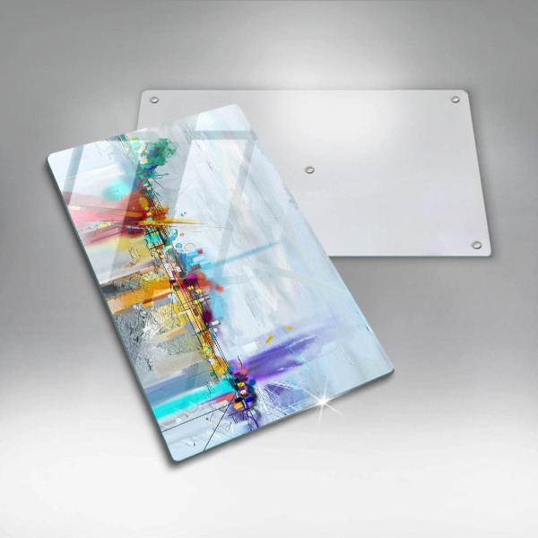 Deska kuchenna szklana Malowana abstrakcja