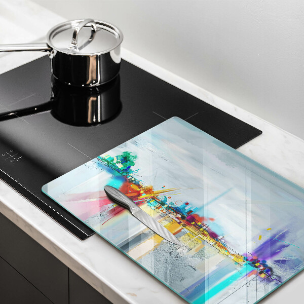 Deska kuchenna szklana Malowana abstrakcja