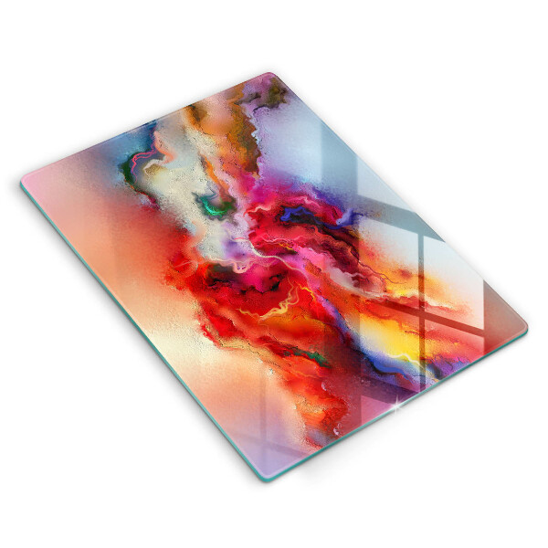 Deska kuchenna szklana Dymna abstrakcja