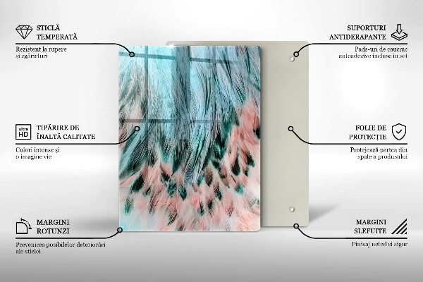 Deska kuchenna szklana Dymna abstrakcja