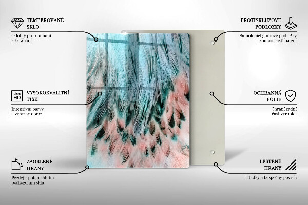 Deska kuchenna szklana Dymna abstrakcja