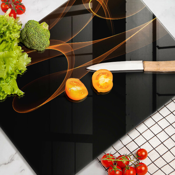 Deska kuchenna szklana Abstrakcyjne linie